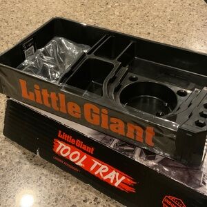 Little Giant Tool Tray - Ladder Accessory - Black and Red